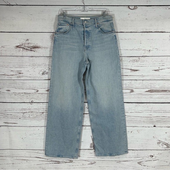 MOTHER High Waisted Spinner Skimp Jeans in Pre-Party - Sz -...